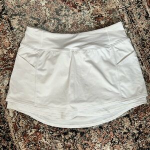 White Athletic Skort